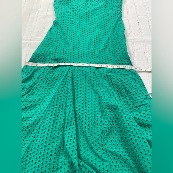 Anthropologie Maeve Leila Eyelet Dress size 12 - Picture 12 of 16